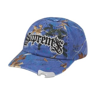 Supreme Bottle Opener 6-Panel 復古刺繡 開瓶器 6分割帽子 落葉藍色 FW26H42-XE