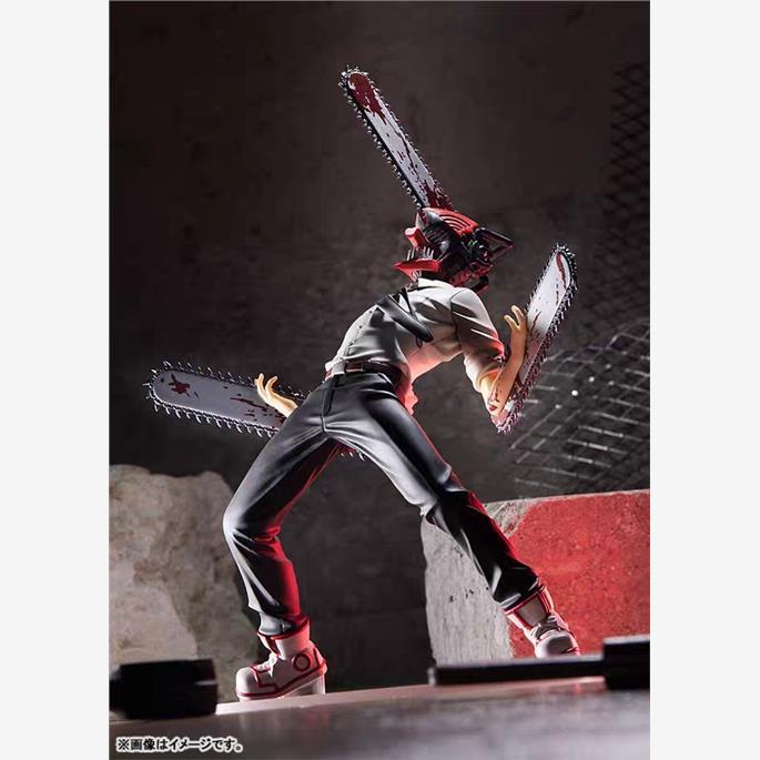 新品現貨#手辦 模型 鏈鋸人 電鋸人電次波奇塔鏈鋸人手辦二次元惡魔獵人動漫模型場景擺件周邊