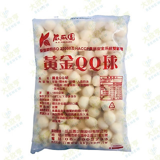 瓜瓜園冷凍黃金QQ球（紫地瓜餡）-宅配一箱最多裝11包【 每包1.8公斤裝】《大欣亨》B011003-4