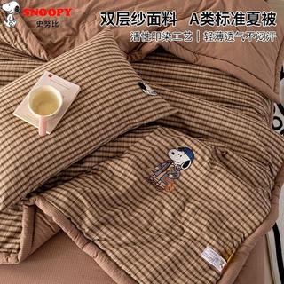 💟Snoopy🐾【史努比】a類卡通夏涼被辦公室空調被單人薄被子夏季單人宿舍被芯