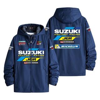 【台灣出貨】SUZUKI鈴木GSX250R摩托車 騎行服 夾克賽車服外套男衣服上衣衝鋒衣