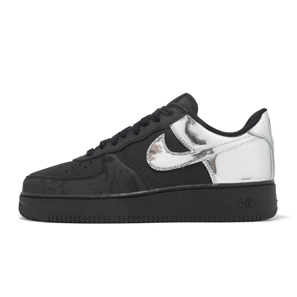 Nike 休閒鞋 Air Force 1 Low Retro 男鞋 黑 銀 AF1 [ACS] HF2885-001