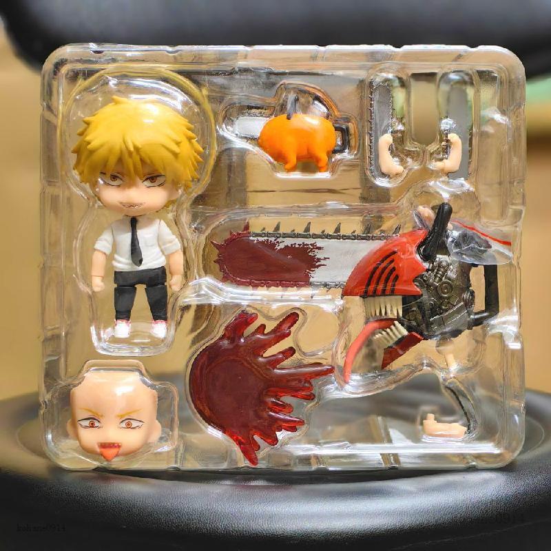 鏈鋸人 電鋸人 公仔 手辦 模型 精品版Q版粘土人1560電鋸人電次啵奇塔1580帕瓦手辦公仔擺件禮物