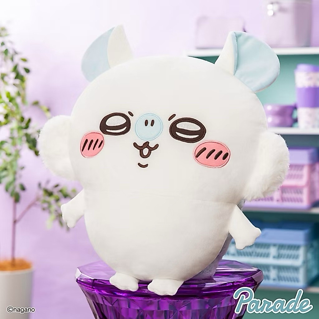 日本『現貨』🇯🇵吉伊卡哇 45cm 巨大小桃 娃娃 玩偶 抱枕 絨毛玩具 Chiikawa 大隻娃娃 飛鼠 莫莫卡 景品