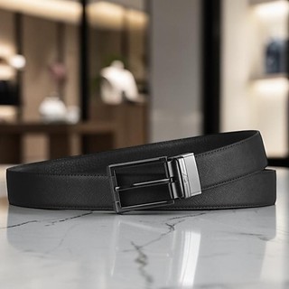【寧寧精品】台中35年皮件店 德國小金牛皮帶 BRAUN BUFFEL 都會型男可旋轉穿針式皮帶 BF-20944