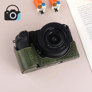 適用Nikon Z30 / Z50 / Z5微單相機半包皮套 尼康Z6II Z6III Z7復古底座保護殼防刮耐磨保