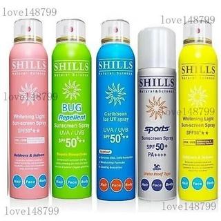 高雄出貨🌸【桃園出貨】SHILLS SPF50 很耐曬防曬冰鎮噴霧 舒兒絲防曬噴霧 防曬噴霧