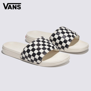 Vans La Costa Slide-On 女款白底棋盤格拖鞋 休閒鞋