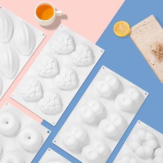 Hot-selling new product: 6-cavity food-grade silicone mousse