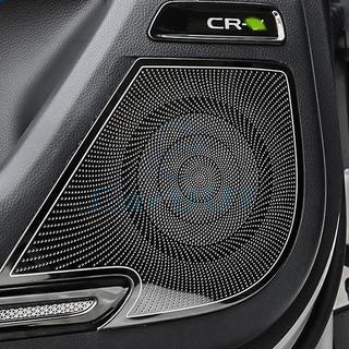 臺灣出貨👑HONDA CRV6代 23-25款本田CRV 車門喇叭框改裝音響罩不銹鋼升級高配專用內飾配件裝潢 精品