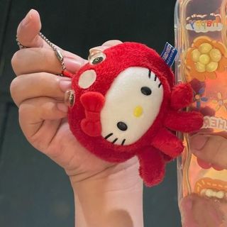 kt掛件 kt吊飾 可愛百搭章魚八爪hellokitty掛件hellokitty鑰匙扣書包掛飾玩偶 kt玩偶 kt掛飾