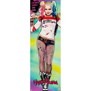 【DC】自殺突擊隊 小丑女哈莉奎茵 門型長條海報 / SUICIDE SQUAD / Harley Quinn