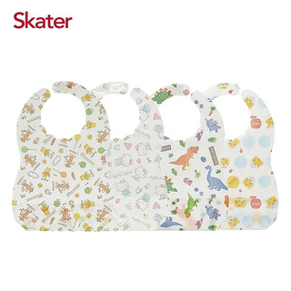 Skater 拋棄式圍兜10入/包 (維尼/Kitty/恐龍/巧虎)多款可選