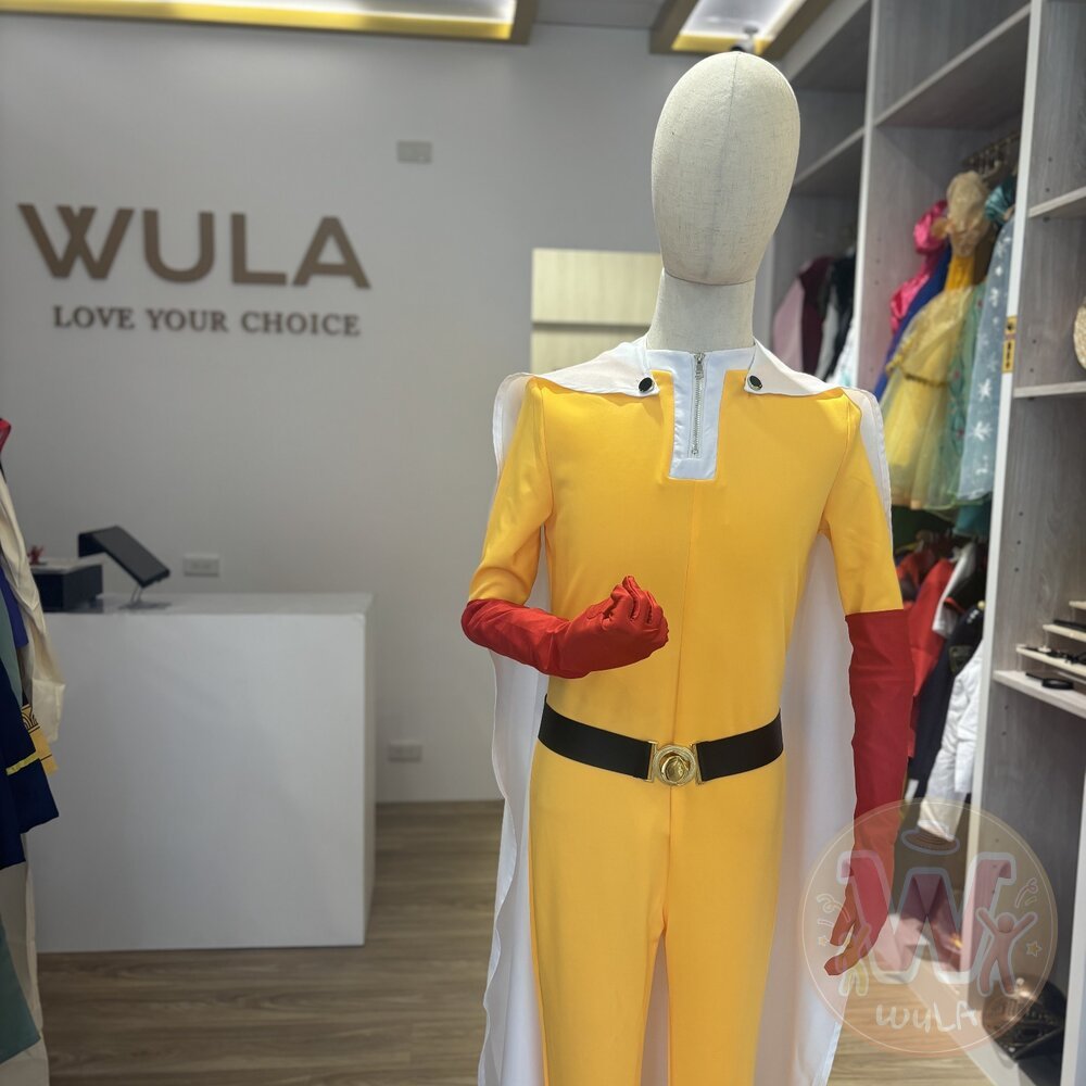 一拳超人-埼玉 隔日到貨 台灣現貨發票 WULA烏拉 一拳超人 動漫卡通服裝 日本動漫衣服 一擊男 一擊超人 埼玉 一拳