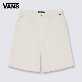 Vans Check-5 Baggy 米白色牛仔短褲