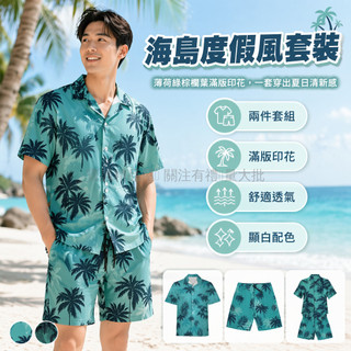 台灣出貨✨ GTA 湯米花襯衫 夏威夷風短袖上衣 椰樹棕櫚葉海灘度假衫 經典遊戲周邊 T 恤