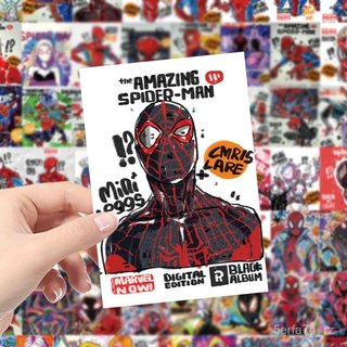 🕸️ Spider-Man 蜘蛛人 【免運】128張蜘蛛俠貼紙超凡蜘蛛電影創意週邊DIY行李箱iPhone貼畵 H