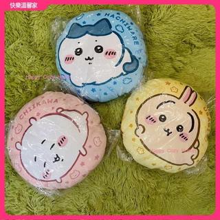圓形抱枕 烏薩奇自嘲熊可愛玩偶靠枕 雙面印刷圖案 加厚柔軟便攜靠墊 pd1