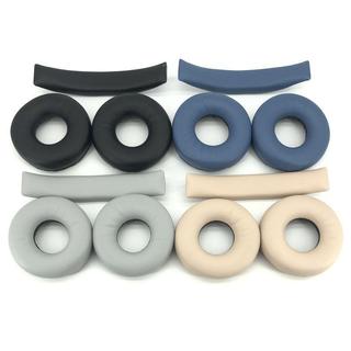 🔥台灣出貨 適用SONY索尼WH- CH520耳機套 黑色蛋白皮耳罩 黑色頭樑墊 柔軟海綿耳套