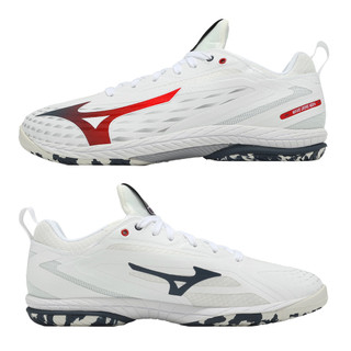 Mizuno 美津濃 桌球鞋 Wave Drive Neo 4 男鞋 女鞋 白 支撐 避震 抓地 81GA2500-31