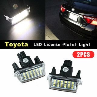 LED 18顆SMD牌照燈 適用於豐田 Vios Yaris Corolla Camry FortunerAGM