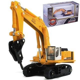 【Deklay玩具】凱迪威1/87小型破碎機合金模型模擬工程車破壞車電錘鑿地機修路車