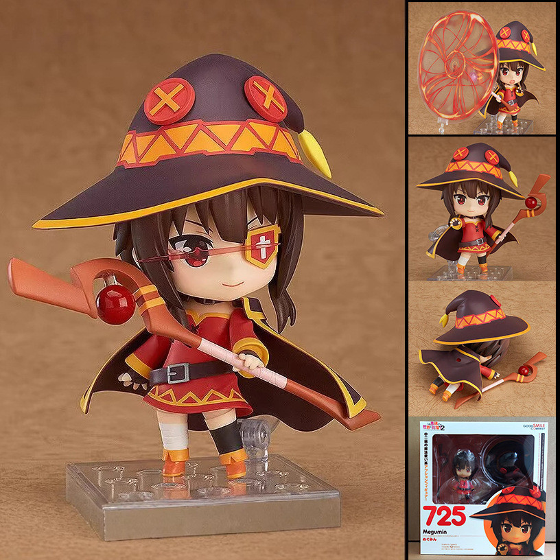 為美好的世界獻上祝福725#惠惠Q版粘土人GSC可動手辦公仔擺件模型【快速出貨】