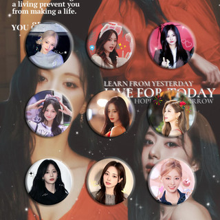 TWICE 小卡 海報 立牌 徽章 周子瑜吧唧58mmTWICE應援周邊物料爆款可愛徽章胸針掛飾穀子禮物