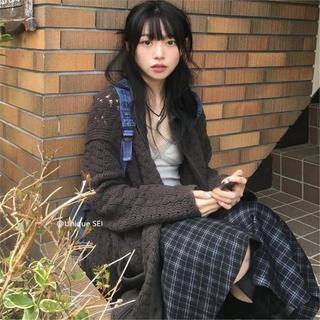 7751 人反覆選購🤎韓國代購秋季復古日系少女提花鏤空娃娃領寬鬆長袖針織開衫外套PISO