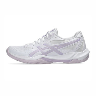 Asics 亞瑟士 GEL-Rocket 12 1072A119-106 女 排球鞋 羽球鞋 包覆 回彈 白 紫