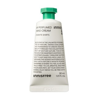 INNISFREE我的香氛護手霜1白色襯衫30ml