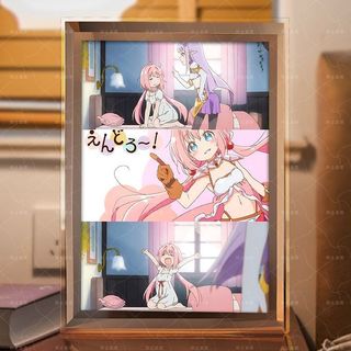『えんどろ〜！』Endro 週邊 endro二次元週邊精緻玻璃水晶相框書房擺臺送朋友兄弟衕學禮物 09HE
