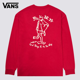 Vans Vans x Bolin 馬年藝術家聯名系列 紅色長袖T恤