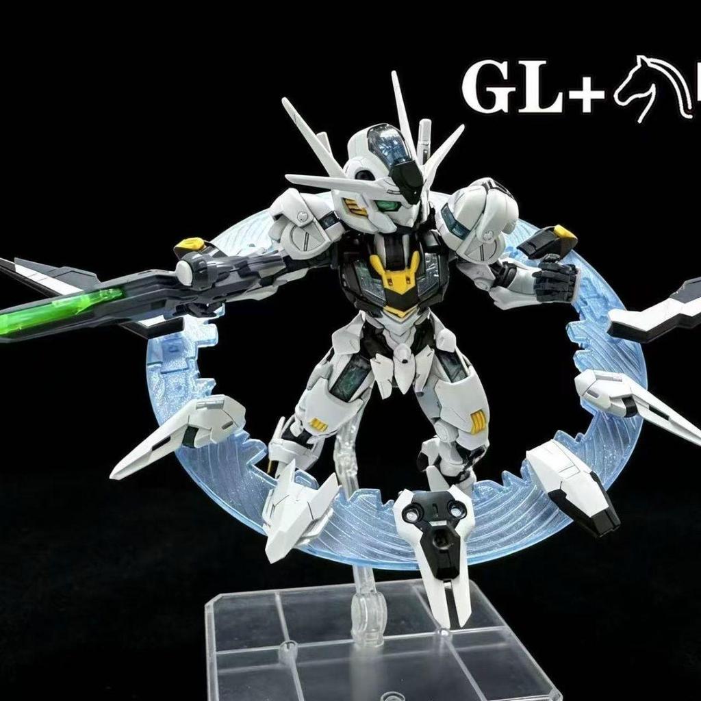 🔥 風靈高達 MGSD 水星的魔女 主角機 Q版 拼裝模型 白紫色 收藏展示 組裝玩具