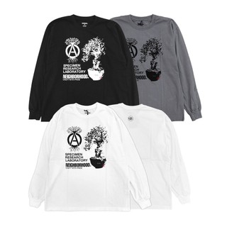 Neighborhood Srl. Tee Ls-1 黑/灰/白 塊根 長袖Tee 252PCNH-LT19【SPLY】