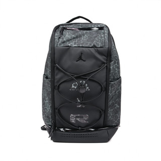 Nike 後背包 Jordan Sport 15吋筆電包 灰 豹紋 大容量 JD2633019AD-001 [ACS]