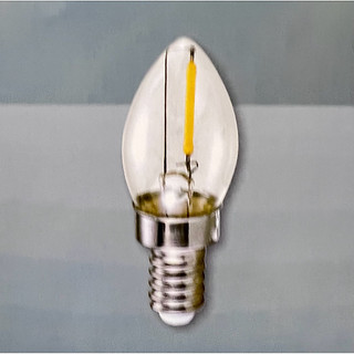 LED E12 110V1W佛桌燈泡尖清燈泡小夜燈泡黃光