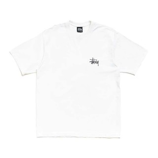 Stussy Big Dog Stone Washed Tee White 鬥牛犬 短袖上衣 白色 1905211-WE