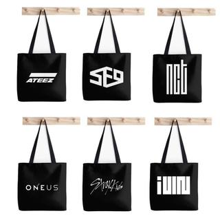 ✨ITZY周邊✨BTS GOT7 TWICE SF9帆布包 ITZY STRYA KIDS購物袋 包包
