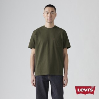 Levi's 短袖 Tee 胸前口袋 小紅旗標 男生上衣 熱賣單品 A8605-0013