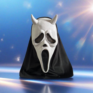 三井百貨、、尖叫牛角面具 派對面具恐怖舞會cosplay npc道具