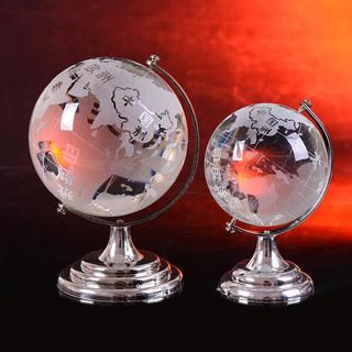 Globe in various sizes, crystal ball desktop ornaments, crys