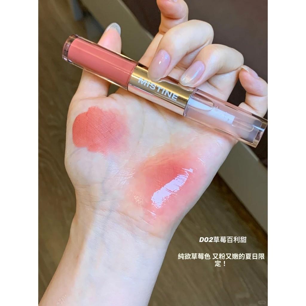 10月好物推薦🌞有聖誕限定！mistine雙頭脣釉 mistine 雙頭脣釉 mistine脣釉 蜜絲婷雙頭脣釉