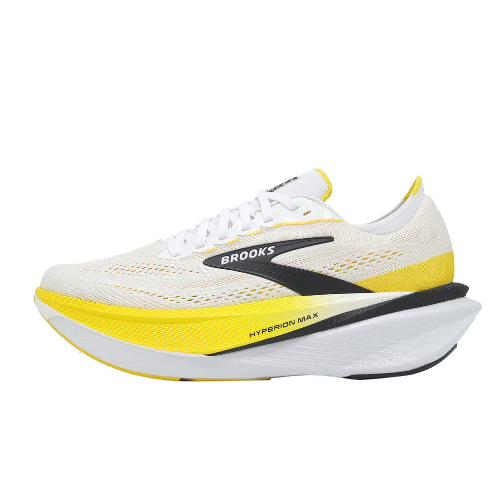 Brooks 競速跑鞋 Hyperion Max 4 男鞋 白 氮氣中底 回彈 運動鞋 1104981D197 ACS