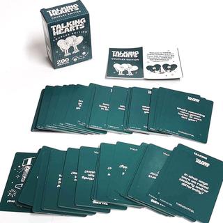 英文 卡牌 用心交談互動 桌遊 Talking Hearts 情侶對話趣味紙牌 遊戲