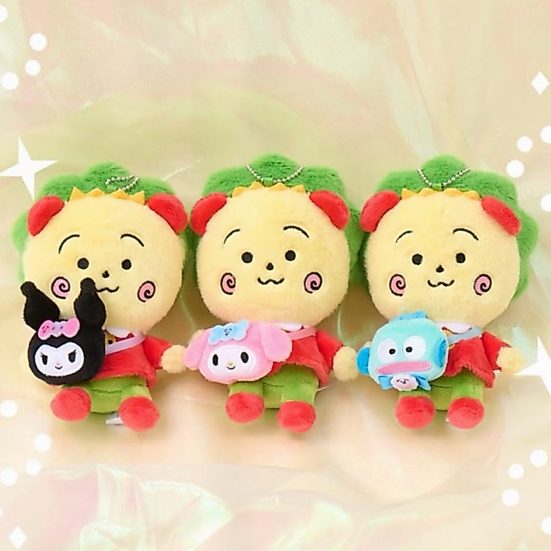 現貨 日本 COJI COJI 可吉可吉 x 三麗鷗聯名 娃娃吊飾 櫻桃子 櫻桃小丸子 美樂蒂 庫洛米 漢頓