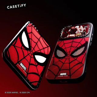 台灣出貨✨CASETiFY聯名蜘蛛俠新面具/海報/貼紙適用蘋果IPhone17ProMax磁吸