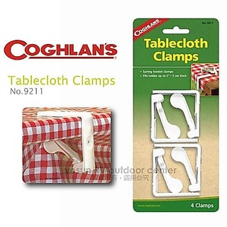 【Coghlans -加拿大】塑膠 桌布夾 Tablecloth Clamps Large 4 Pack 四入_9211
