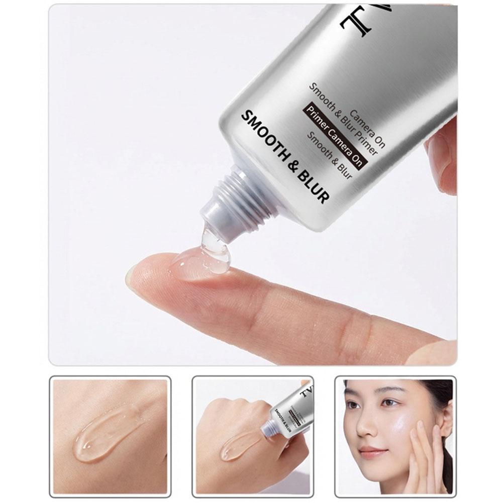 Smooth Blur Primer Smooth 無孔保濕面部妝前乳基礎化妝品 V1j9