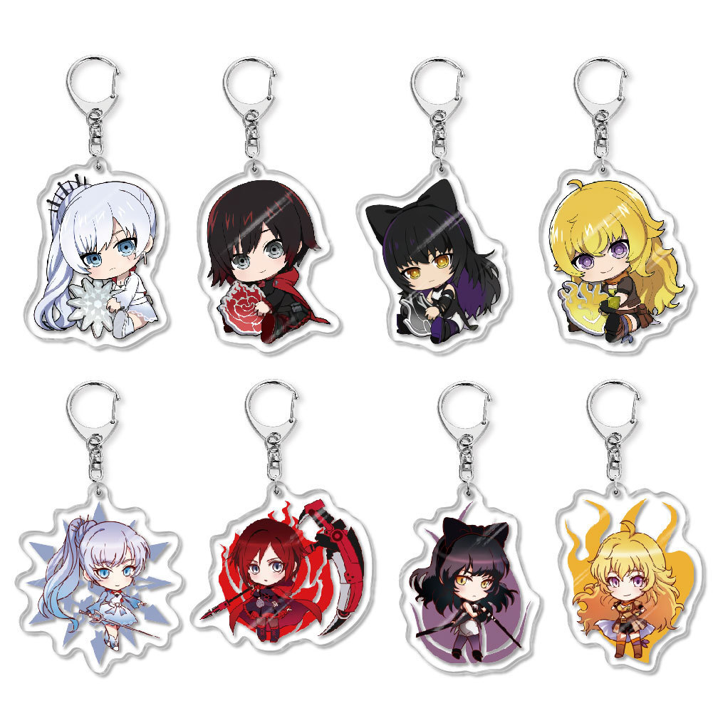 限時免運/RWBY Ruby Rose冰雪帝國二次元動漫 亞克力鑰匙扣包包掛件穀子
